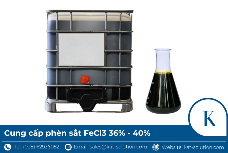 phèn sắt FeCl3 36% - 40%