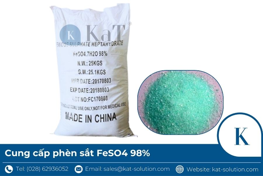 phèn sắt FeSO4 98%