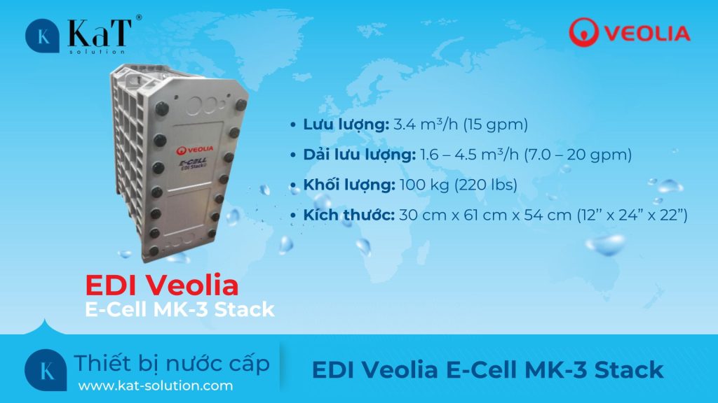 EDI Veolia E-Cell MK-3 Stack