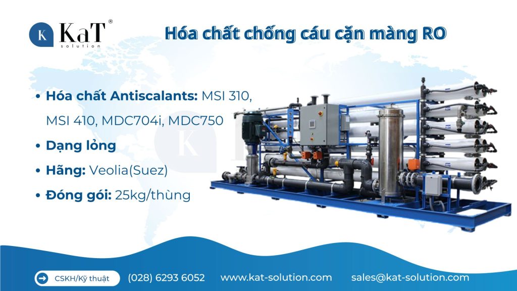 Hóa chất chống cáu cặn màng RO