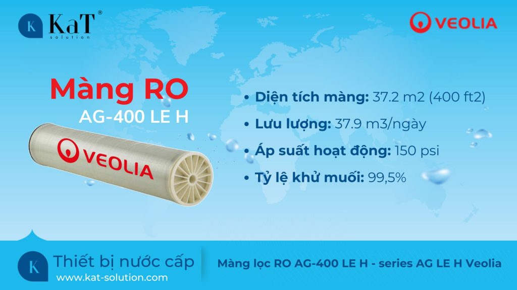 Màng lọc RO AG-400 LE H - series AG LE H Veolia