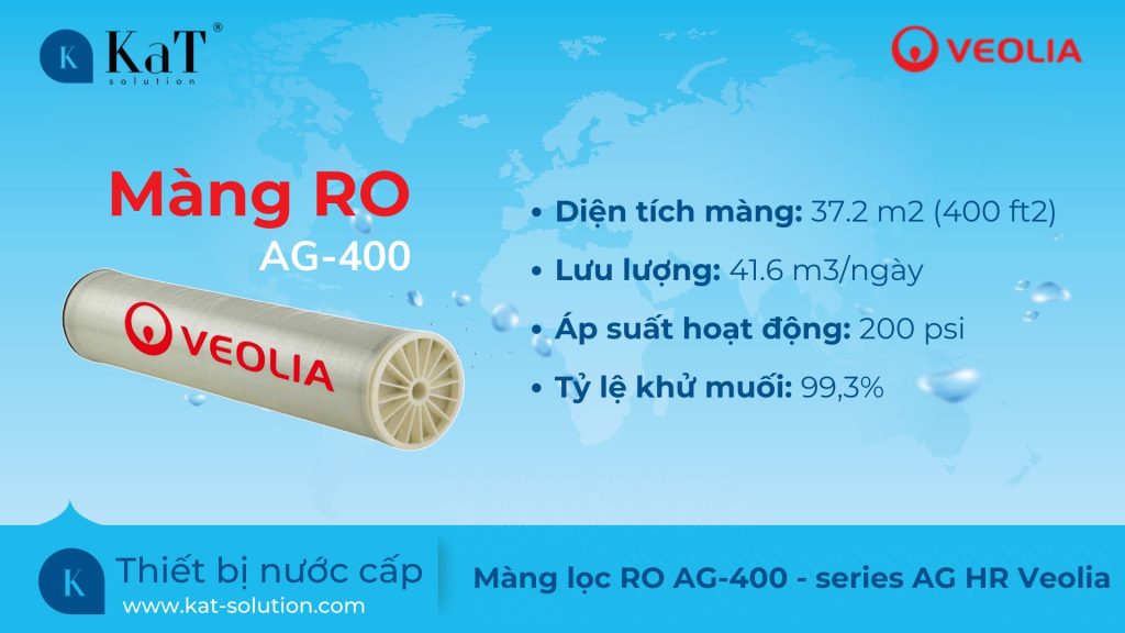 Màng lọc RO AG-400 - series AG HR Veolia