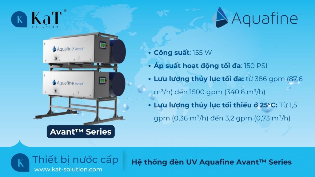 Hệ thống đèn UV Aquafine Avant Series