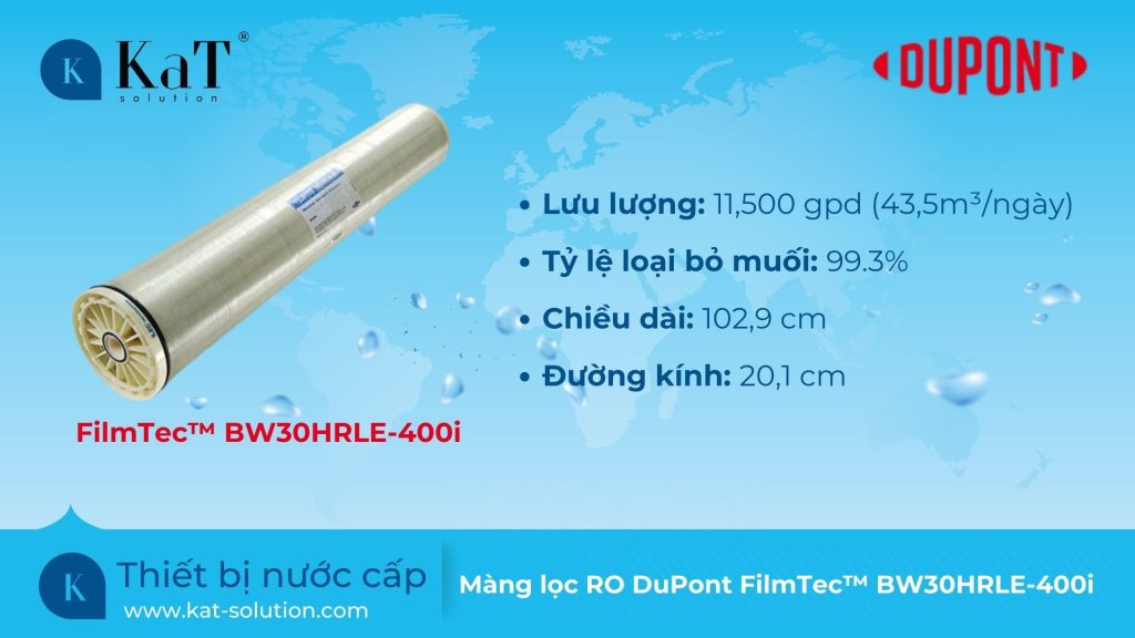 Màng lọc RO DuPont FilmTec BW30HRLE-400i