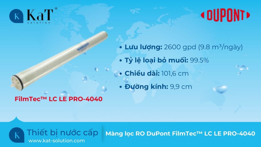 Màng lọc RO DuPont FilmTec LC LE PRO-4040