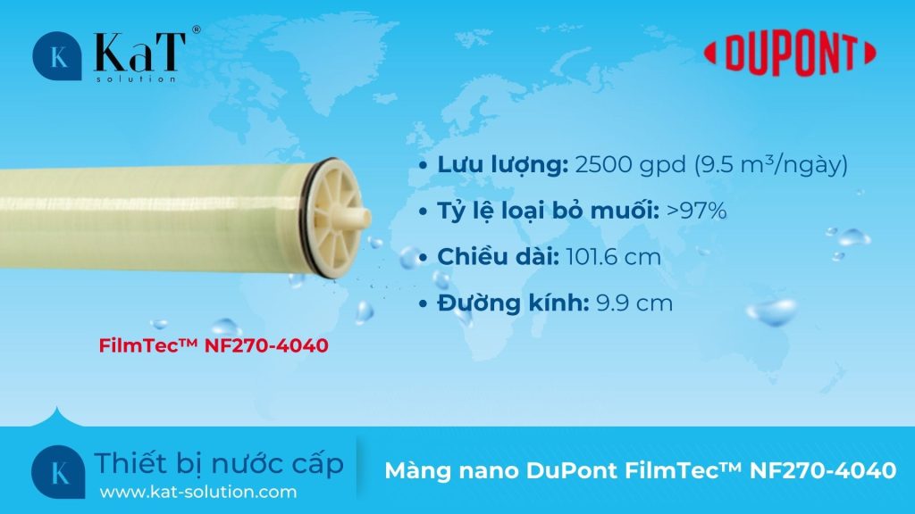 Màng nano DuPont FilmTec NF270-4040