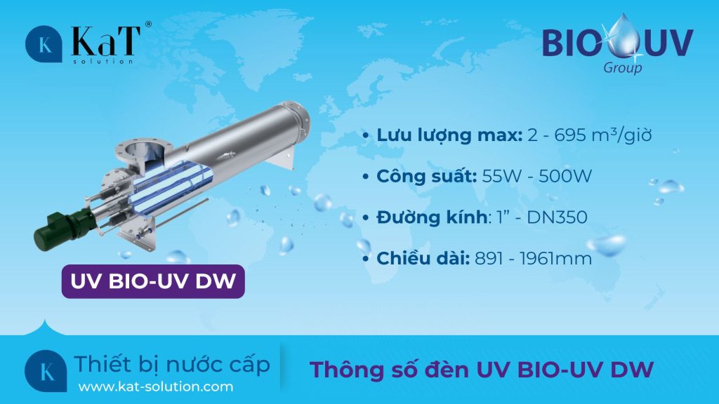 Thông số đèn UV BIO-UV DW