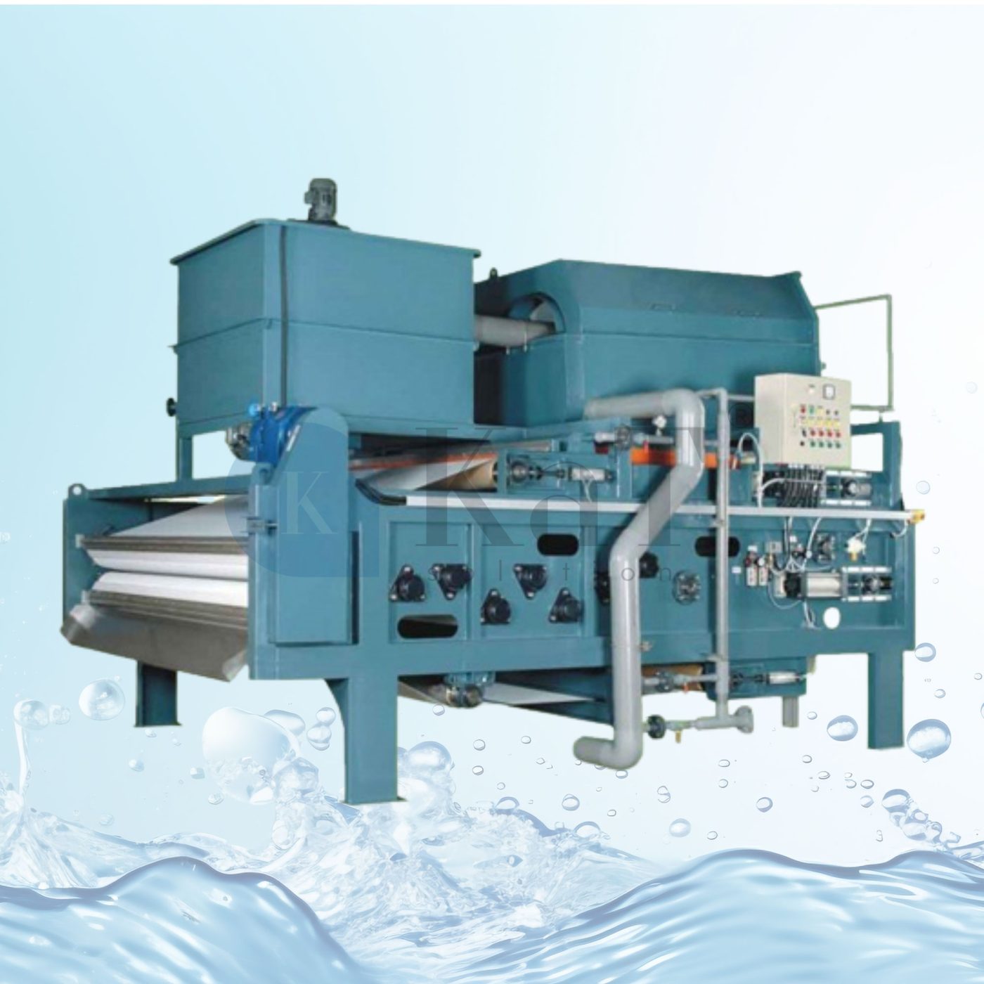 Chi Shun Belt Filter Press Sludge Dewatering Machine