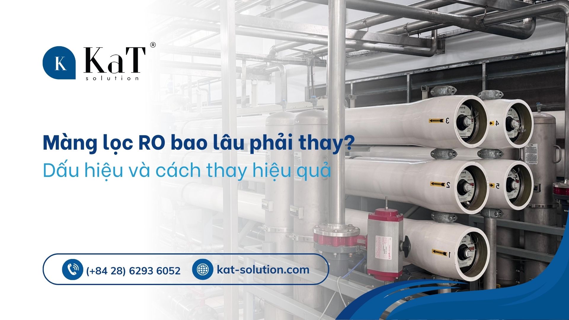 Màng lọc RO bao lâu phải thay