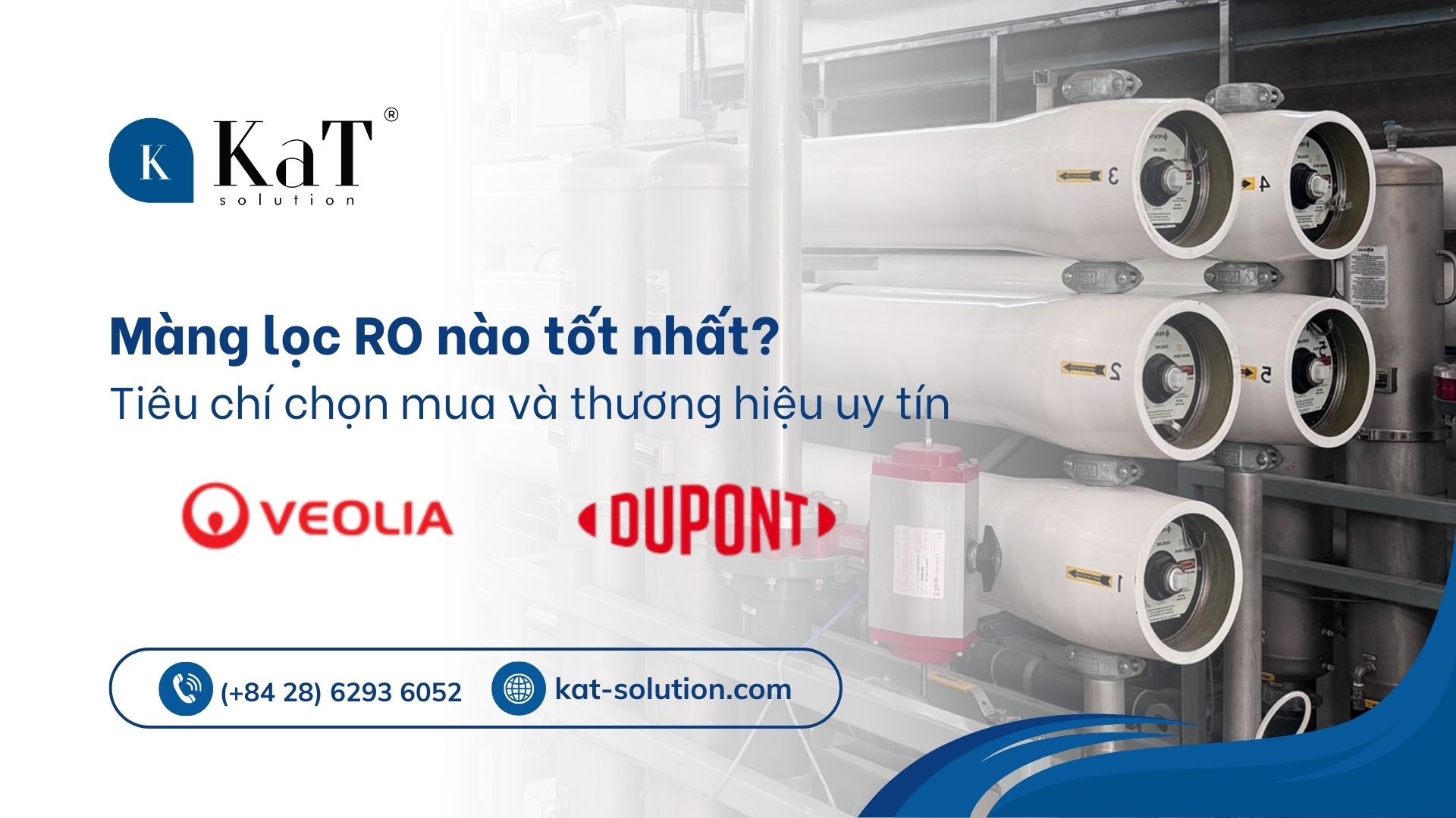 Màng lọc RO nào tốt nhất? Tiêu chí chọn mua và thương hiệu uy tín