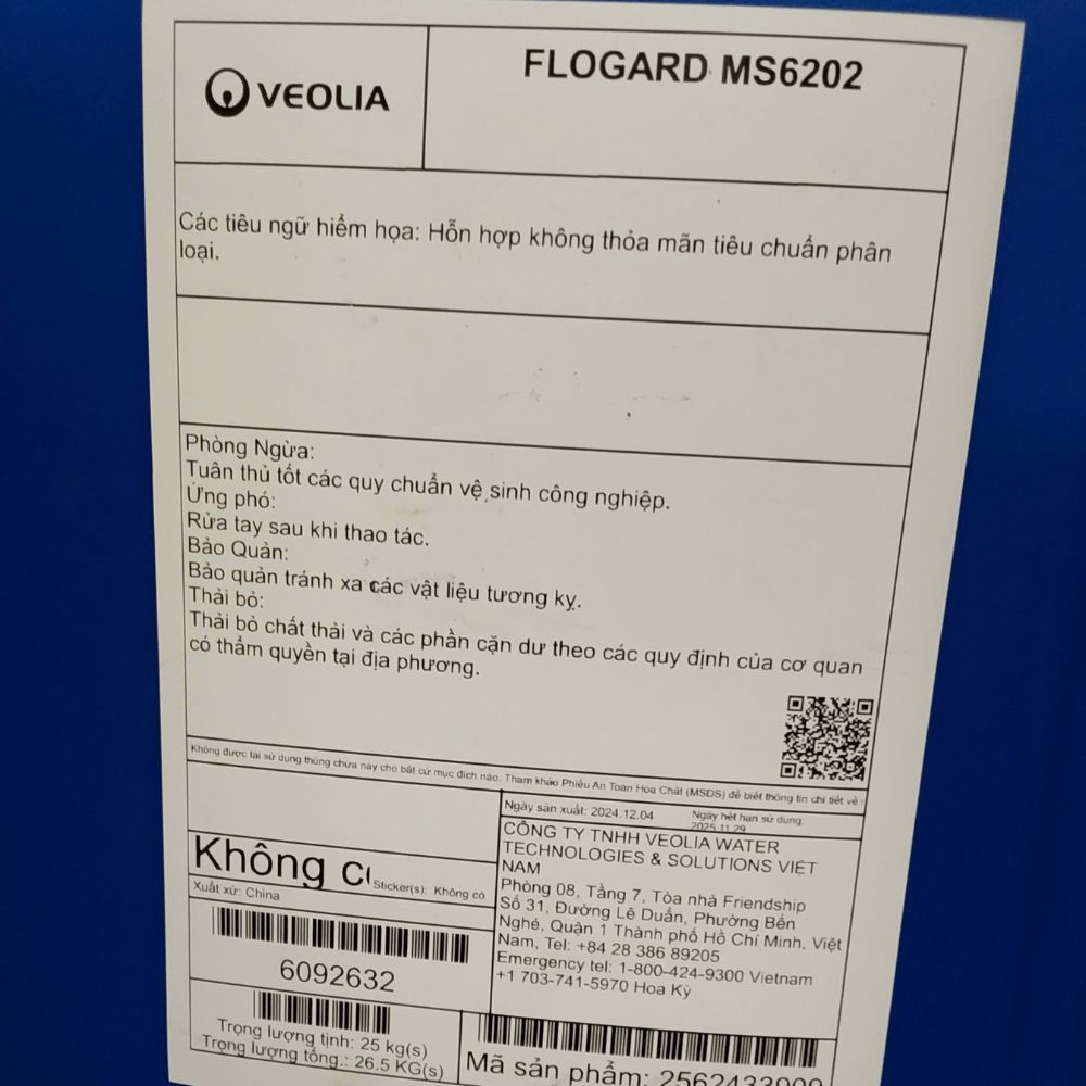 Hóa chất Veolia FloGard MS6202